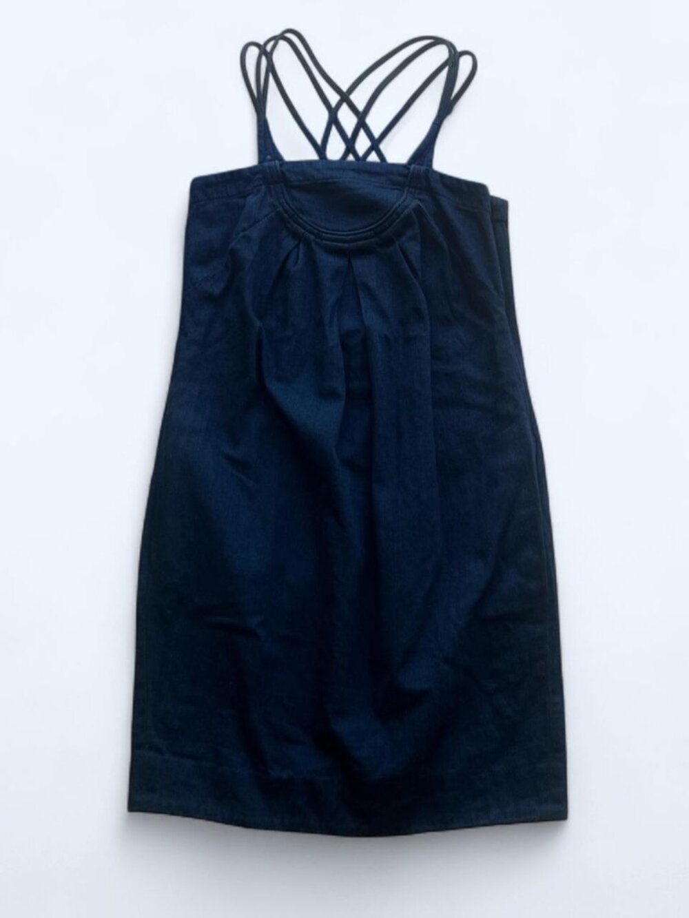 Armani Exchange dark blue denim mini dress size xs